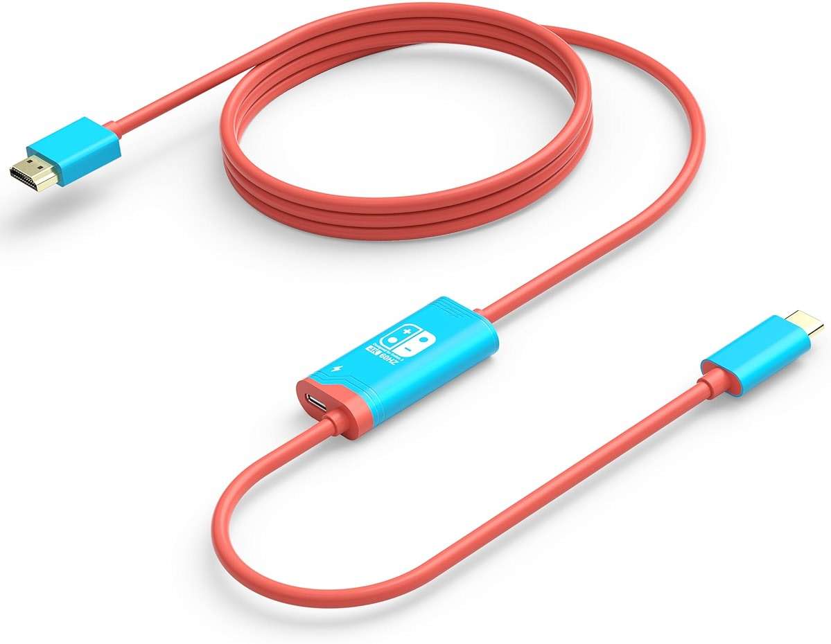Switch 2 Dock,(Plug-and-Play) 4K@60HZ 6.6 ft,USB C to HDMI Replacement Cable for Nintendo Switch Dock,Portable Travel TV Base Adapter ＆ Travel NS2 Docking Station Cord Compatible with Nintendo Switch - Image 7
