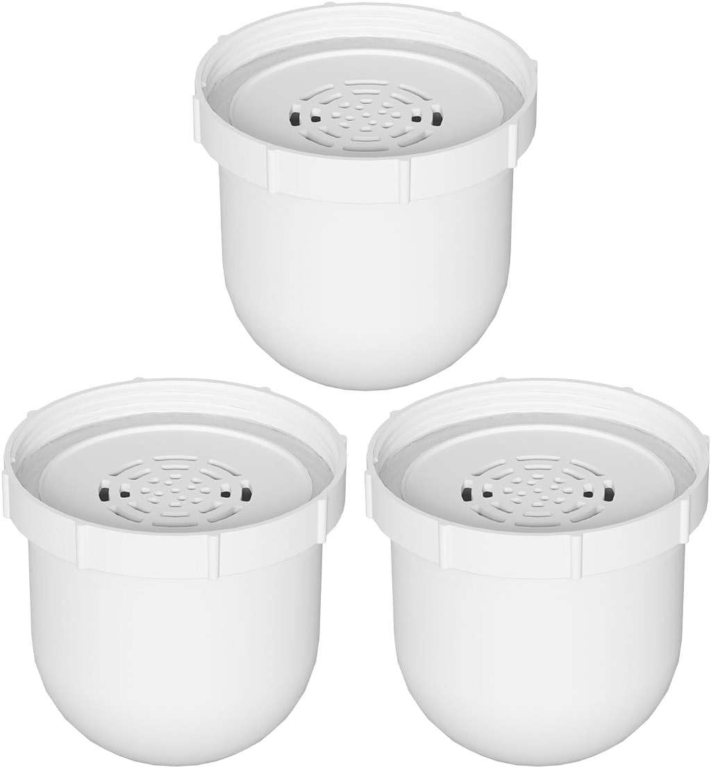 Water Pitcher Replacement Filter Compatible with Clearly Filtered Water Filter Pitcher, 100-Gallon Long-Life, BPA Free 3 Pack - Image 1