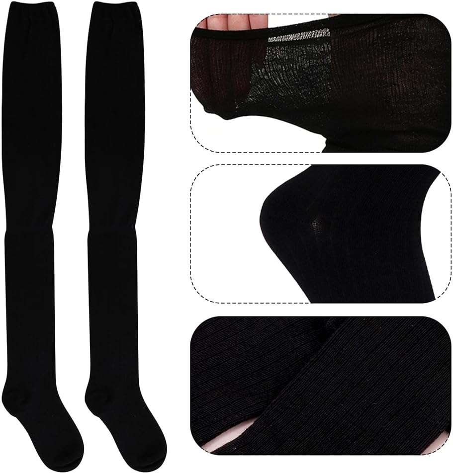 choyaxo Over Knee High Socks Boot Socks Long Sock Leg Warmers Sock for Boots Women - Image 5