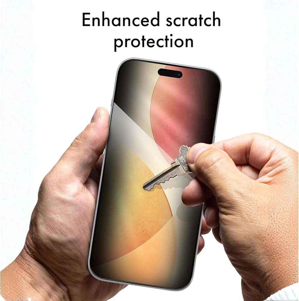 ZAGG Glass Elite Screen Protector for iPhone 17e, iPhone 14/16e/13/13 Pro - 5X Stronger Tempered Glass, Scratch & Smudge-Resistant, VisionGuard Blue-Light Protection, InvisibleShield, Easy to Install - Image 4