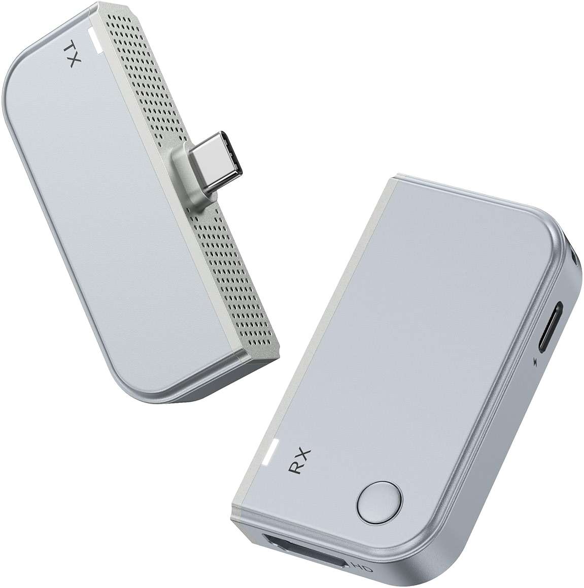 Type-C Wireless Transmitter and Receiver, 50M, Pixel-Perfect, No Network Need Input 1080P@60Hz Output, Plug&Play AV Transmitter for Phone/Tablet/Laptop/PC to Monitor/Projector/Meeting/Teaching - Image 1