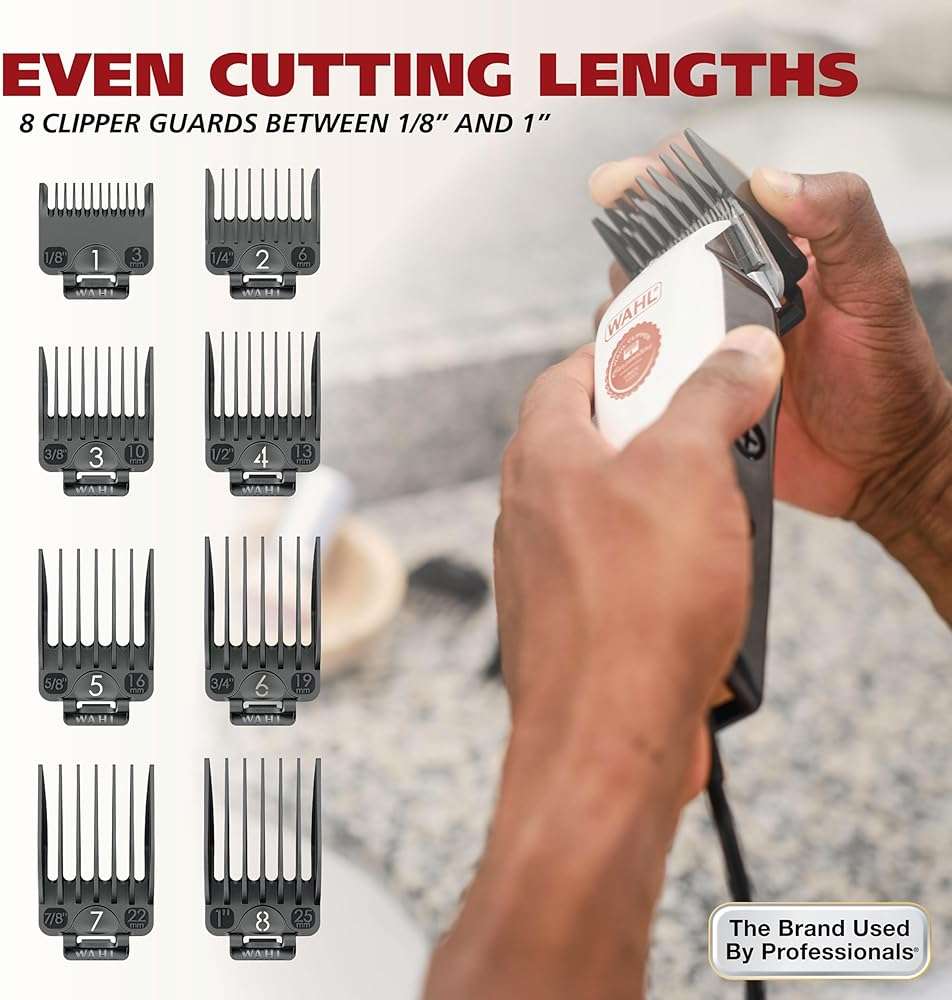 Wahl USA Classic Edition Corded Hair Clippers & Cordless Hair Trimmer for Men, Women & Children – POWERDRIVE Motor for Smooth, Consistent Haircutting & Touch-Up Trimmer – Model 3029167 - Image 6