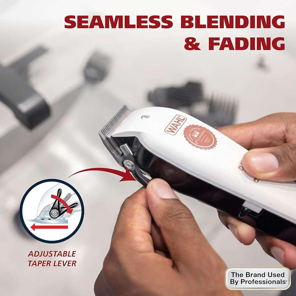 Wahl USA Classic Edition Corded Hair Clippers & Cordless Hair Trimmer for Men, Women & Children – POWERDRIVE Motor for Smooth, Consistent Haircutting & Touch-Up Trimmer – Model 3029167 - Image 7