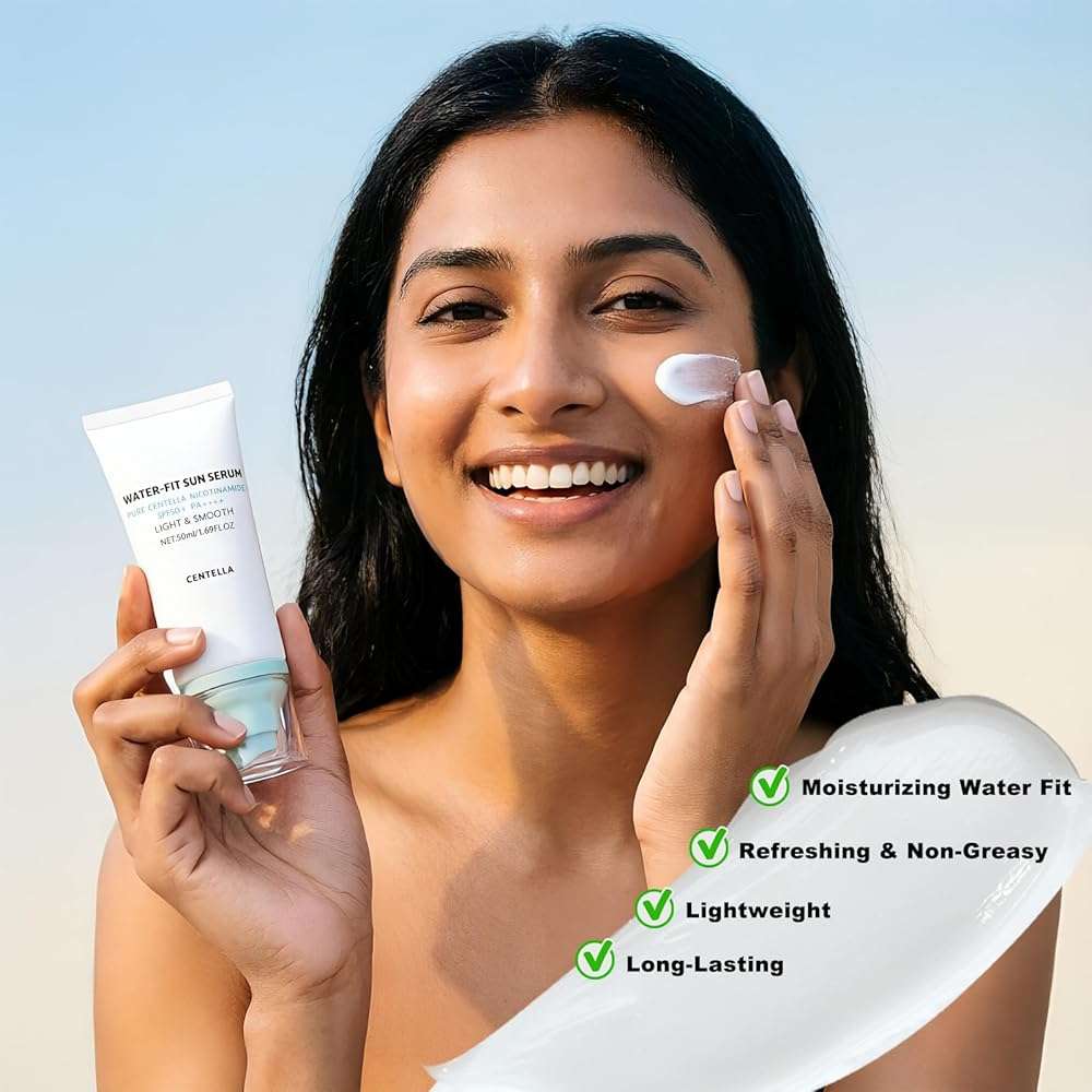 Korean Centella Sunscreen SPF 50+ Broad Spectrum, No White Cast Mineral Formula, Lightweight Daily Face Sunscreen for Sensitive Skin 1.7 oz - Image 3