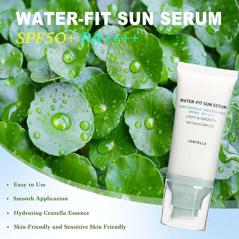 Korean Centella Sunscreen SPF 50+ Broad Spectrum, No White Cast Mineral Formula, Lightweight Daily Face Sunscreen for Sensitive Skin 1.7 oz - Image 4