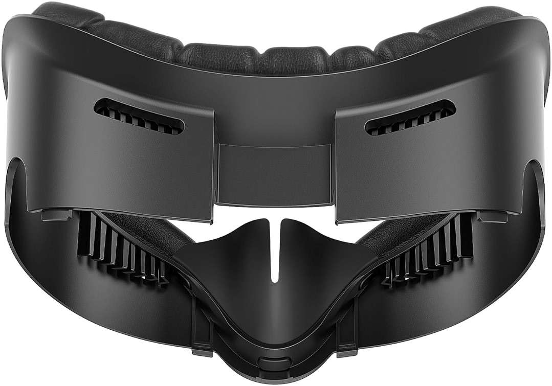 Face Pad for Meta Quest 3 Facial Interface for Oculus Quest 3 Accessories Sweet-Proof PU Leather Foam Cushion Face Cover Replacement Black - Image 9