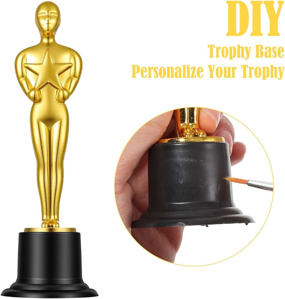 Kegeeei 48 Pack Gold Award Trophies, 6 Inch Mini Plastic Trophy Statues for Competitions, Party Favors, Classroom Prizes, and Appreciation Gifts - Image 6