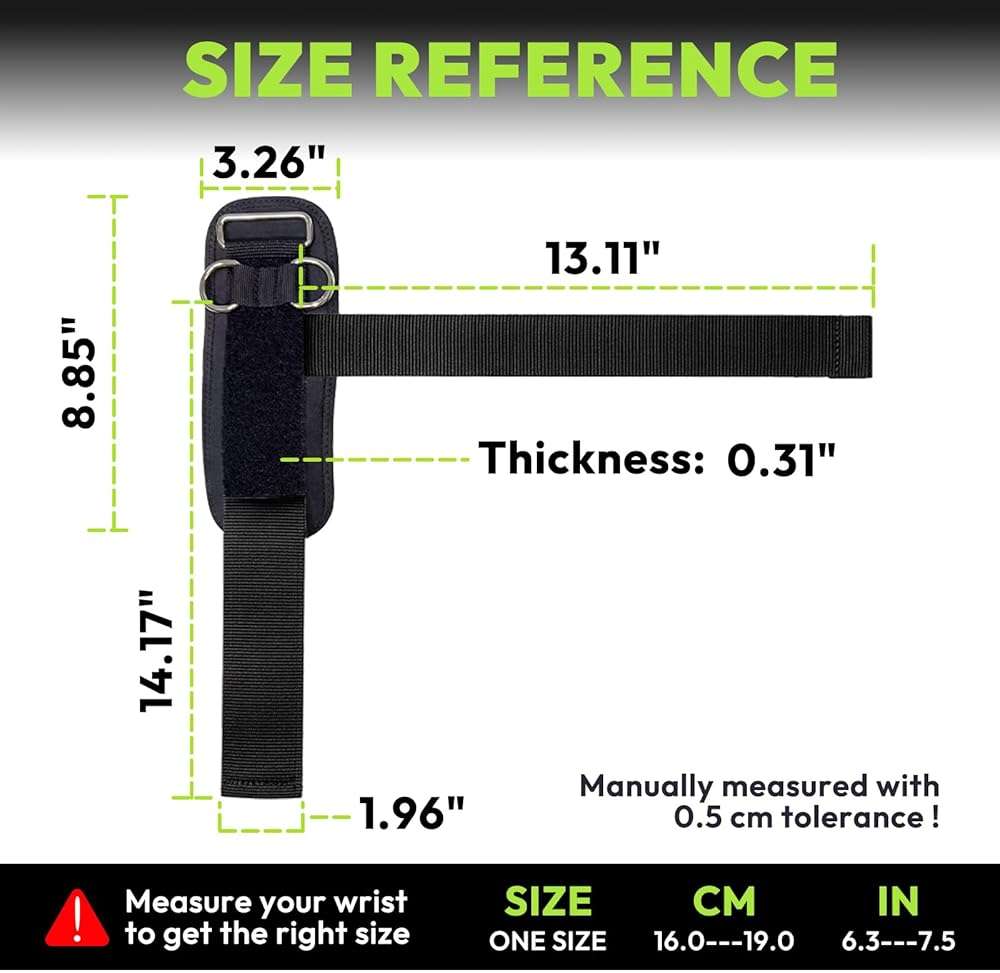 HANDBODE Lifting Wrist Straps for Weightlifting, Gym Wraps with Double D-Ring for Secure Grip, Deadlift, Pull Up, Bodybuilding, Cable Workout, Fit Men Women, Extra-Long Padded - Image 7