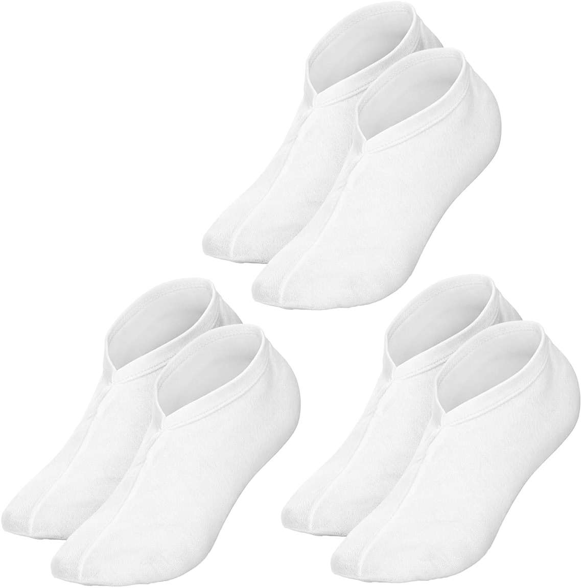 3 Pairs Moisturizing Socks Overnight for Dry Feet, Lotion Socks, Spa Cotton Moisture Enhancing Cosmetic Socks for Cracked Heel Repair for Women and Men - Image 1