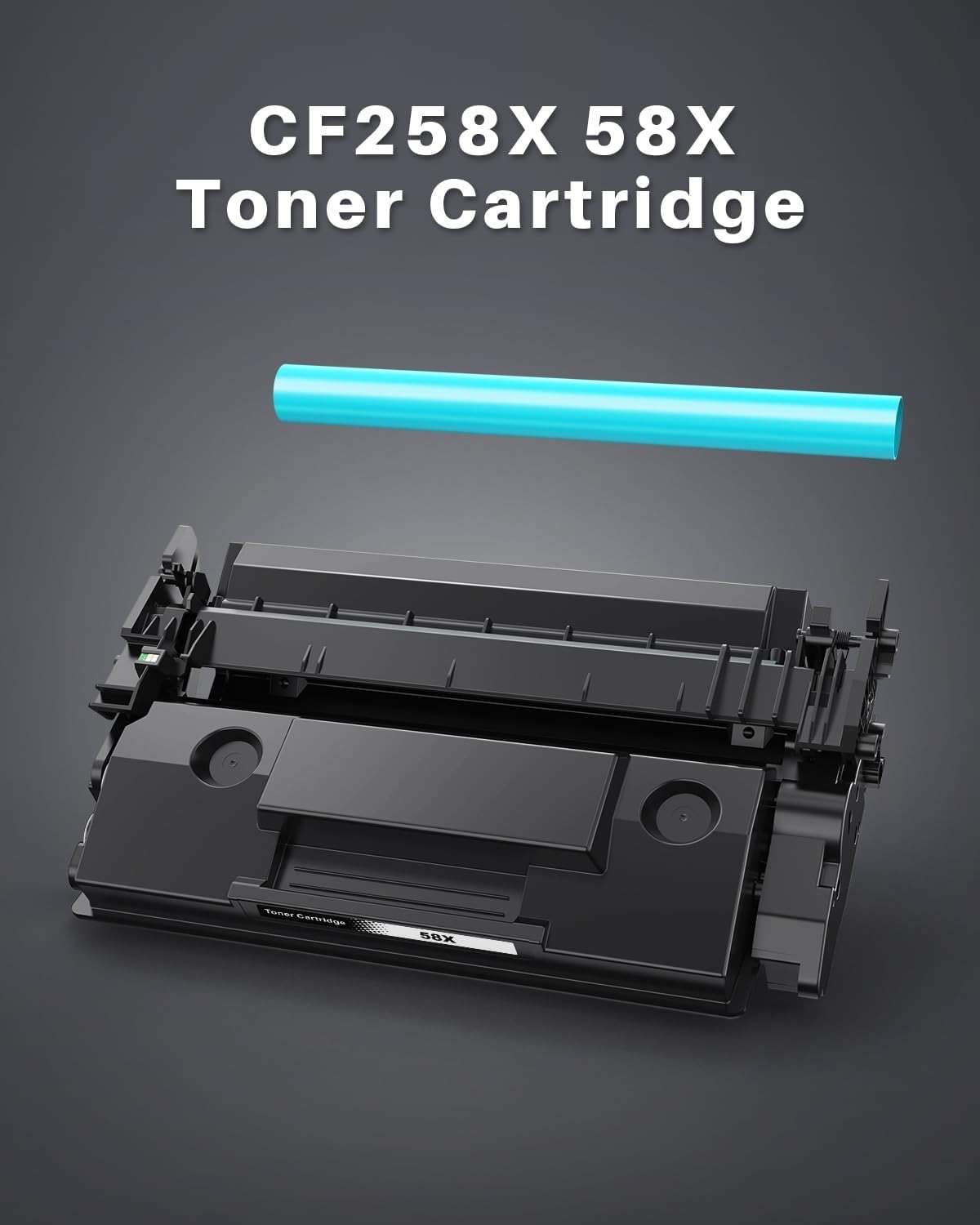 INK4U 58X Toner Cartridge Black Compatible Replacement for 58X CF258X Toner Cartridge 58A CF258A for LaserJet Pro M404dn M404dw M404n, MFP M428fdw M428dw M428fdn Printer (Black 2-Pack) - Image 2