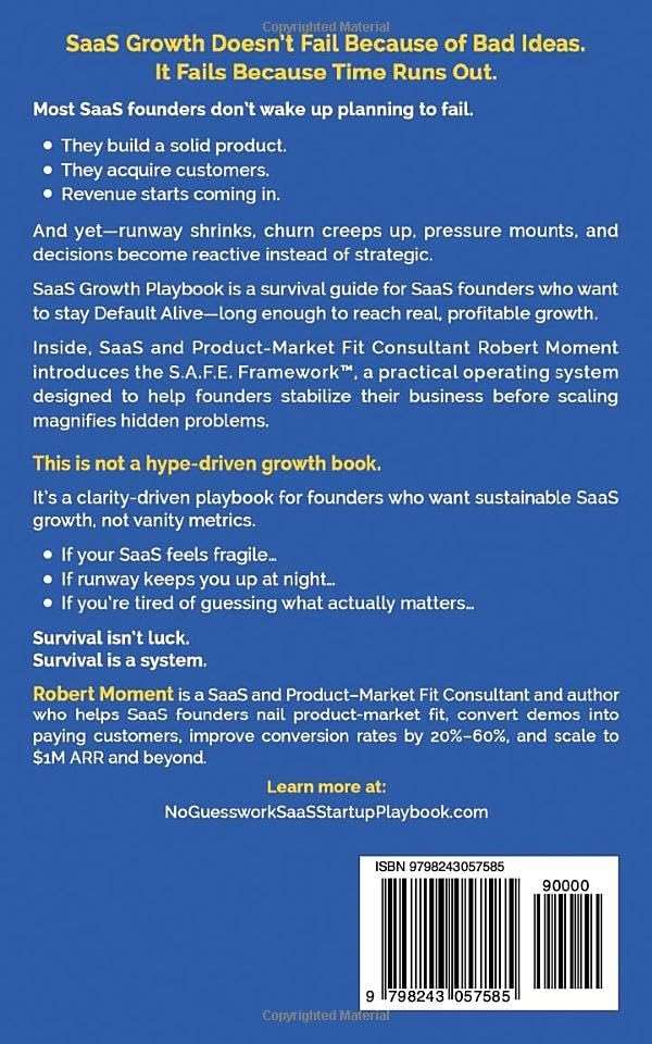SaaS Growth Playbook: How to Build a Default-Alive SaaS, Maximize Retention, Reduce Churn, and Grow Profitably (The SaaS Founder No-Guesswork ... Frameworks for Early-Stage SaaS Growth) - Image 2