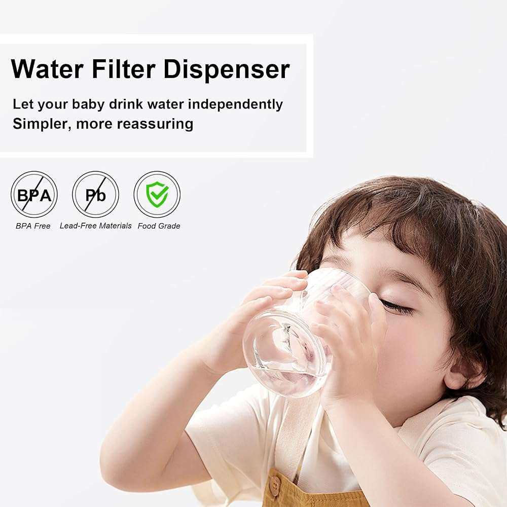 Glass Water Filter Pitcher,3.25 Gallon Water Filter Dispenser with Filter,BPA-Free,Reduces Chlorine and More,Softens the Water,Large Clearly Filtered Water Pitcher for Home,Office and Kitchen - Image 3