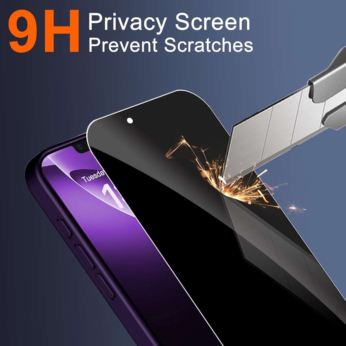 ZZYYQSL Magnetic for iPhone 17e Case & iPhone 16e Case with Privacy Screen Protector Built-in Camera Protector, Compatible with Magsafe, Shockproof Cover for i Phone 17 e / 16 e Woman Girls - Purple - Image 7