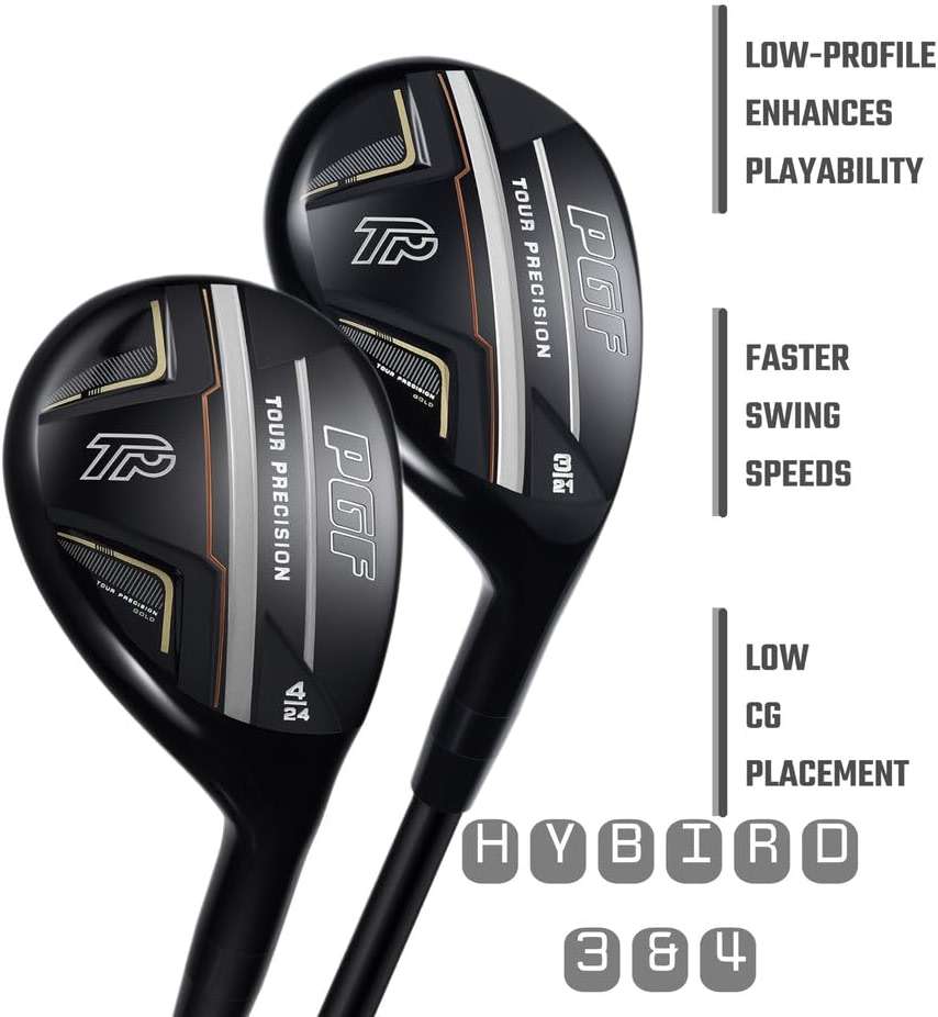 PGF Golf Gold TP Complete Golf Club Package Set for Men & Women [17-Pieces] [Flex: Regular] - Image 5