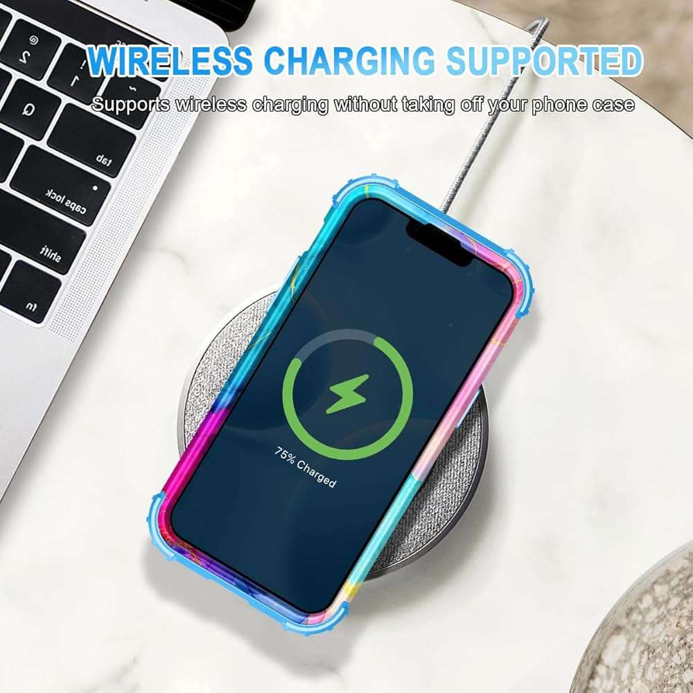 Casetego for iPhone 17e Case,iPhone 16e Case,Three Layer Heavy Duty Sturdy Shockproof Protection Full Rugged Hard PC+Soft TPU Bumper Protective Girls Case for iPhone 17e/16e 6.1 inch,Colorful - Image 8