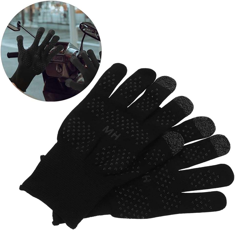 BESTonZON UV Protection Cycling Gloves for Men, Breathable Nylon Non-Slip Sports Gloves with Touchscreen for Outdoor Summer Riding and Gaming - Image 8
