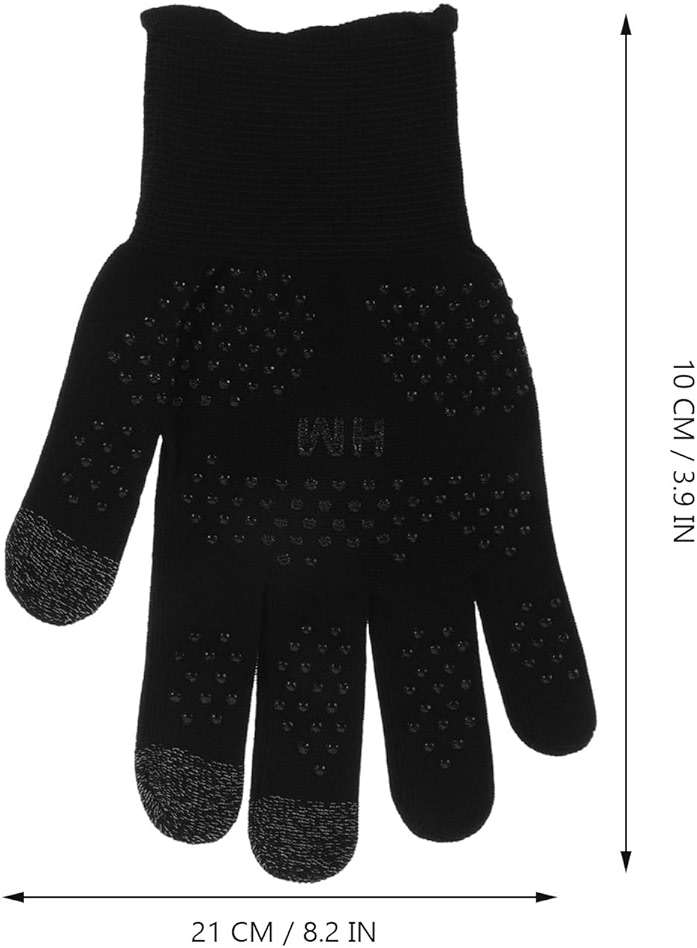 Abaodam Breathable Nylon Cycling Gloves for Men with Anti-Slip Dots, UV Sun Protection, Touchscreen Compatible Summer Outdoor Riding Glove for Sweaty Hands - Image 9