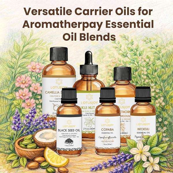 LOTUSJOY Camellia Seed Oil, 100% Pure & Organic, Cold-Pressed, Multi-Purpose for Face and Body, 2 fl oz (60mL) - Image 5
