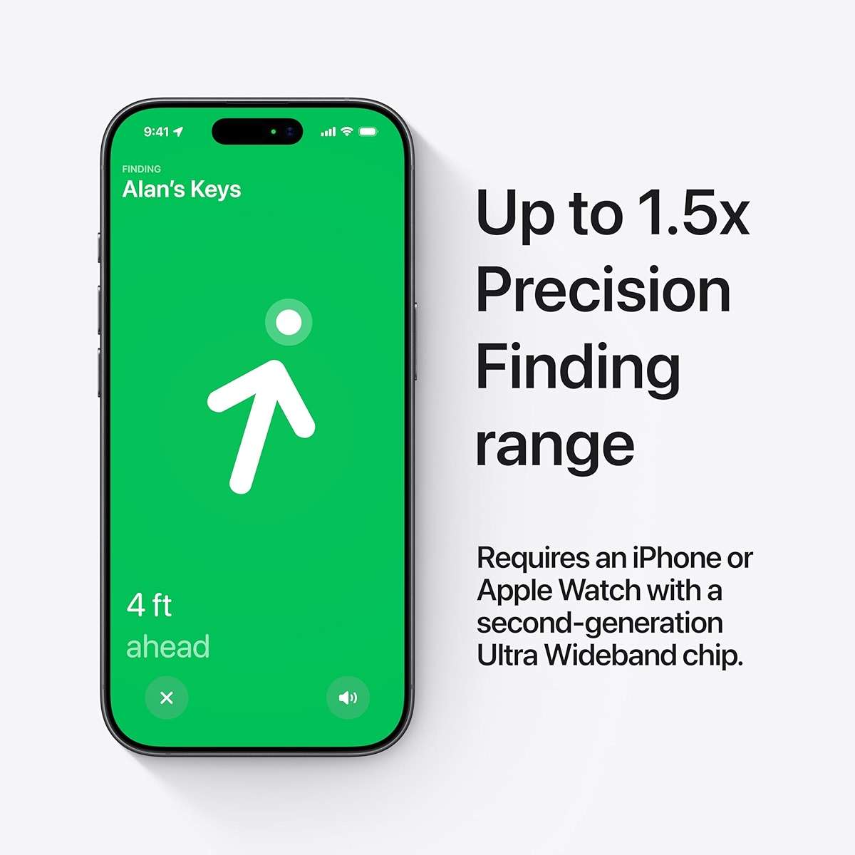 Apple AirTag (2nd Generation) - 4 Pack: Tracker for Keychain, Wallet, and More; Locator with Sound; Simple One-Tap Setup with iPhone or iPad; Key Finder with up to 1.5X Precision Finding Range* - Image 4