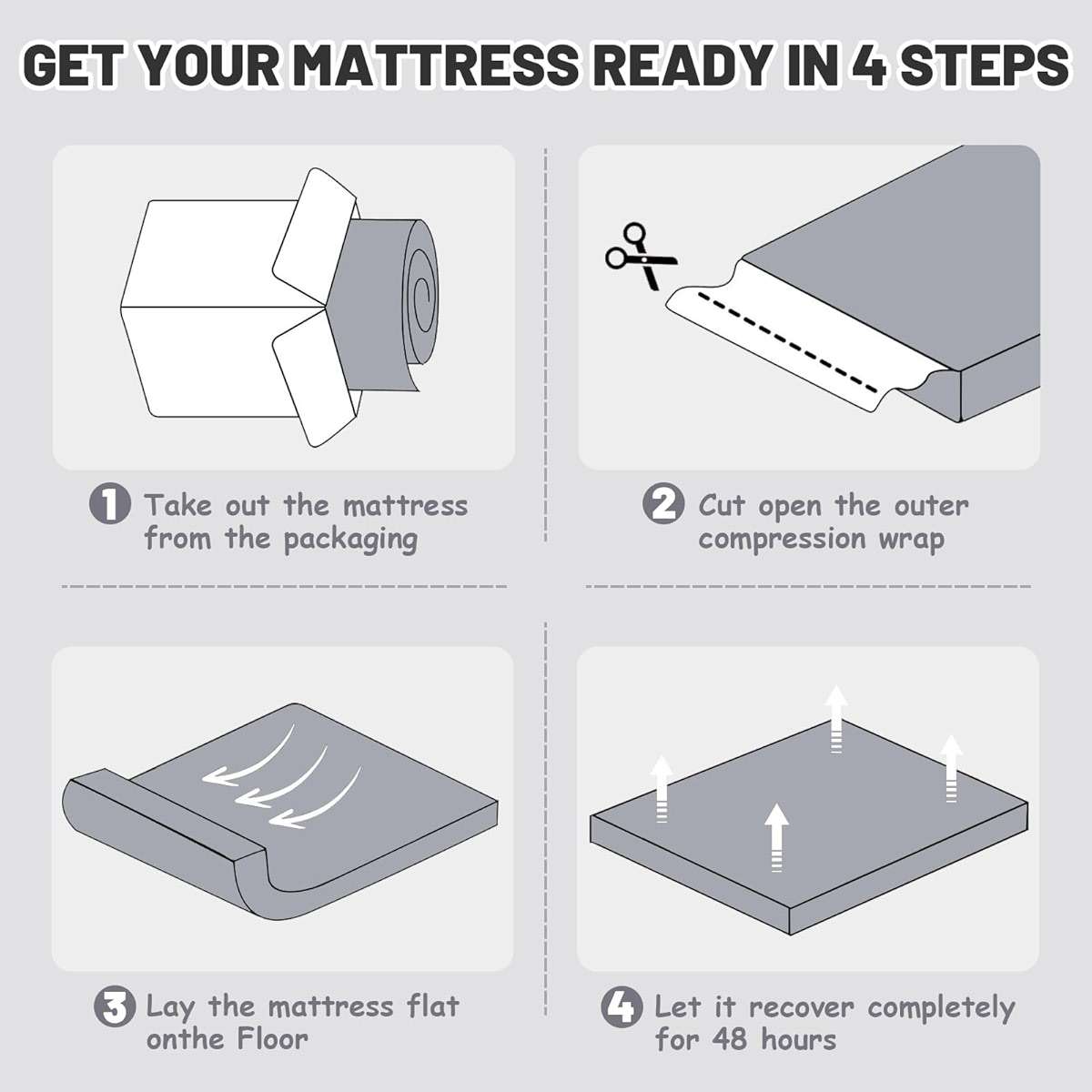 CypherX Japanese Futon Floor Mattress Twin Size 39"×80", Thicken 5-Layer Japanese Tatami Mat Floor Bed Foldable Roll Up Sleeping Pad, Ideal for Comfort and Support, Kids Floor Lounger Pillow Bed Sofa - Image 8