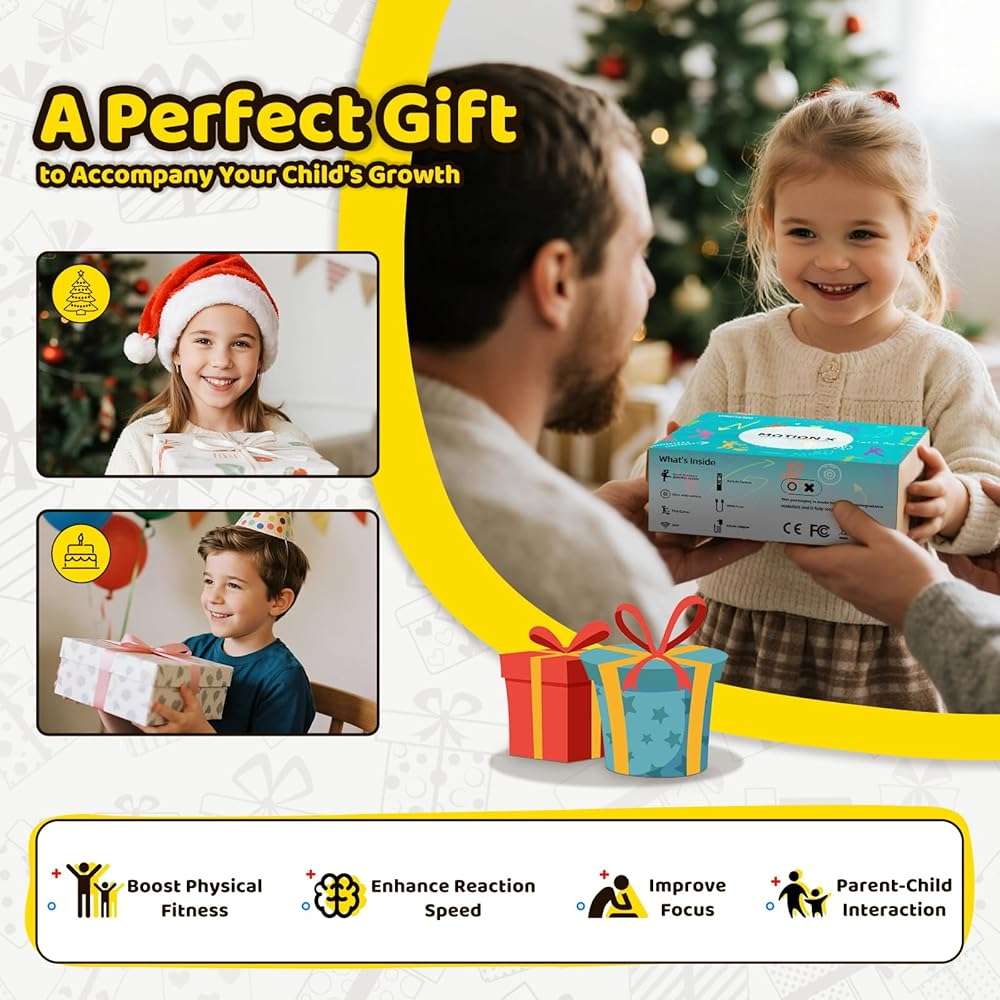 KINHANK MotionX AI Home Motion Console,Interactive Game System for Kids & Family,with 40+ Fun Body Control Active Play Games,Monthly Updates,Plug & Play,Great for Gaming Nights,Parties,Indoor Exercise - Image 8