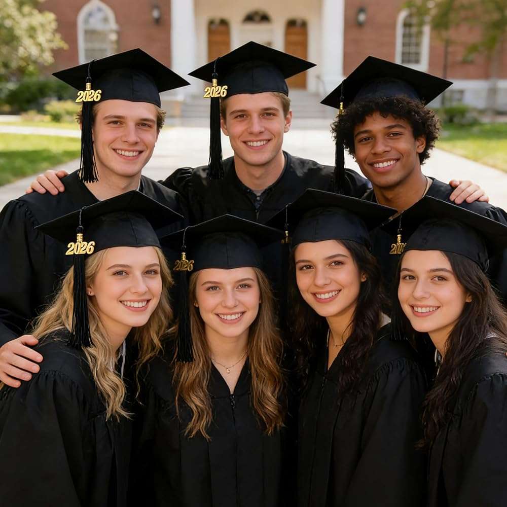 30 Pcs 2026 Tassel Graduation,Black Graduation Tassel for Graduations Cap Decorations,Tassels Memorial Grad Cords Class of 2026 College High School Graduate Hat Ceremonies Accessories - Image 2
