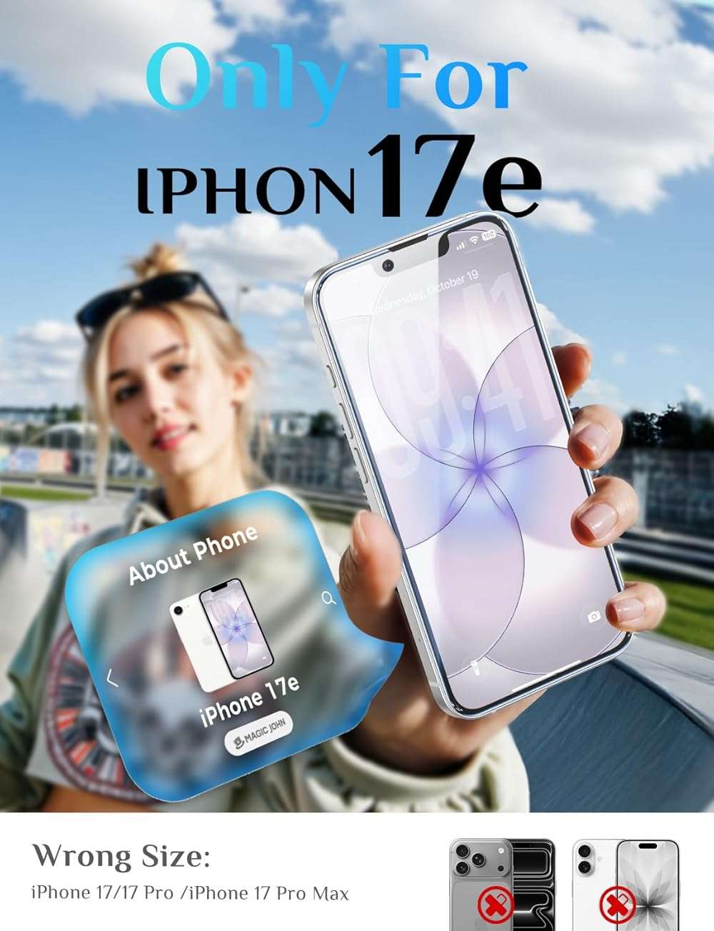 MAGIC JOHN 2 PACK for iPhone 17e Screen Protector, HD Clear, Fast Easy Installation, Anti-Scratch, Tempered Glass, Bubble Free - Image 4