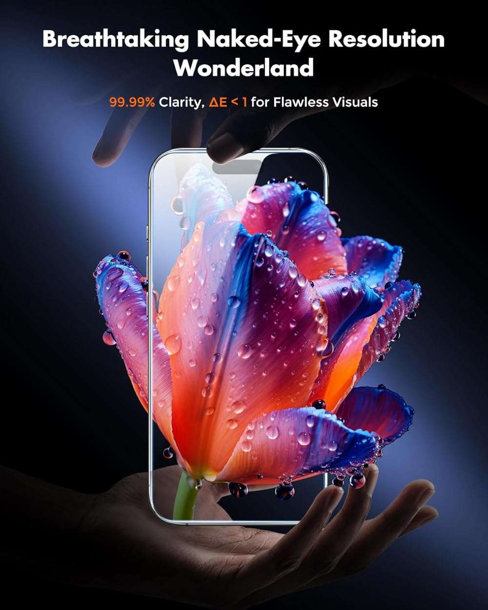 UNBREAKcable for iPhone 17 Screen Protector [Quick-Installation Box] 3-Pack 9H+ Hardness Shatterproof Tempered Glass [99.99% HD Clear] [Case Friendly] [Bubble Free] for iPhone 17 6.3" - Image 7
