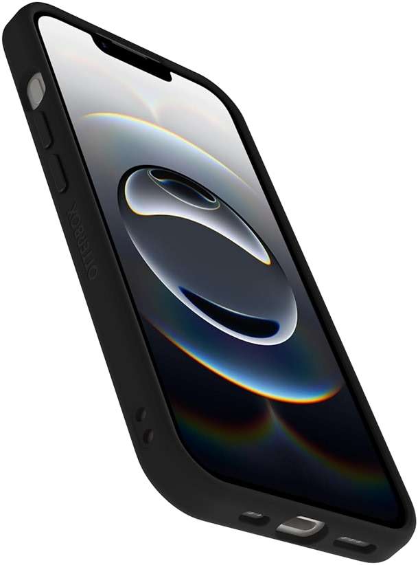 OtterBox iPhone 17e, 16e, 15, 14, & 13 Figura Series Case - Black - Aesthetic, Silicone Phone Cases, Protective Minimalist Design, MagSafe iPhone Case with Camera Protection - Image 4