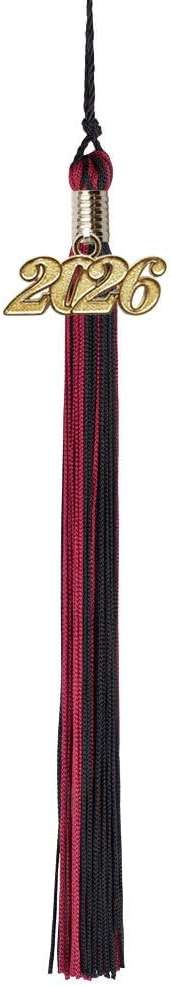 Class Act Graduation Graduation Tassel - Gold Charm - 2 Color, 2026, Red/White - Image 6