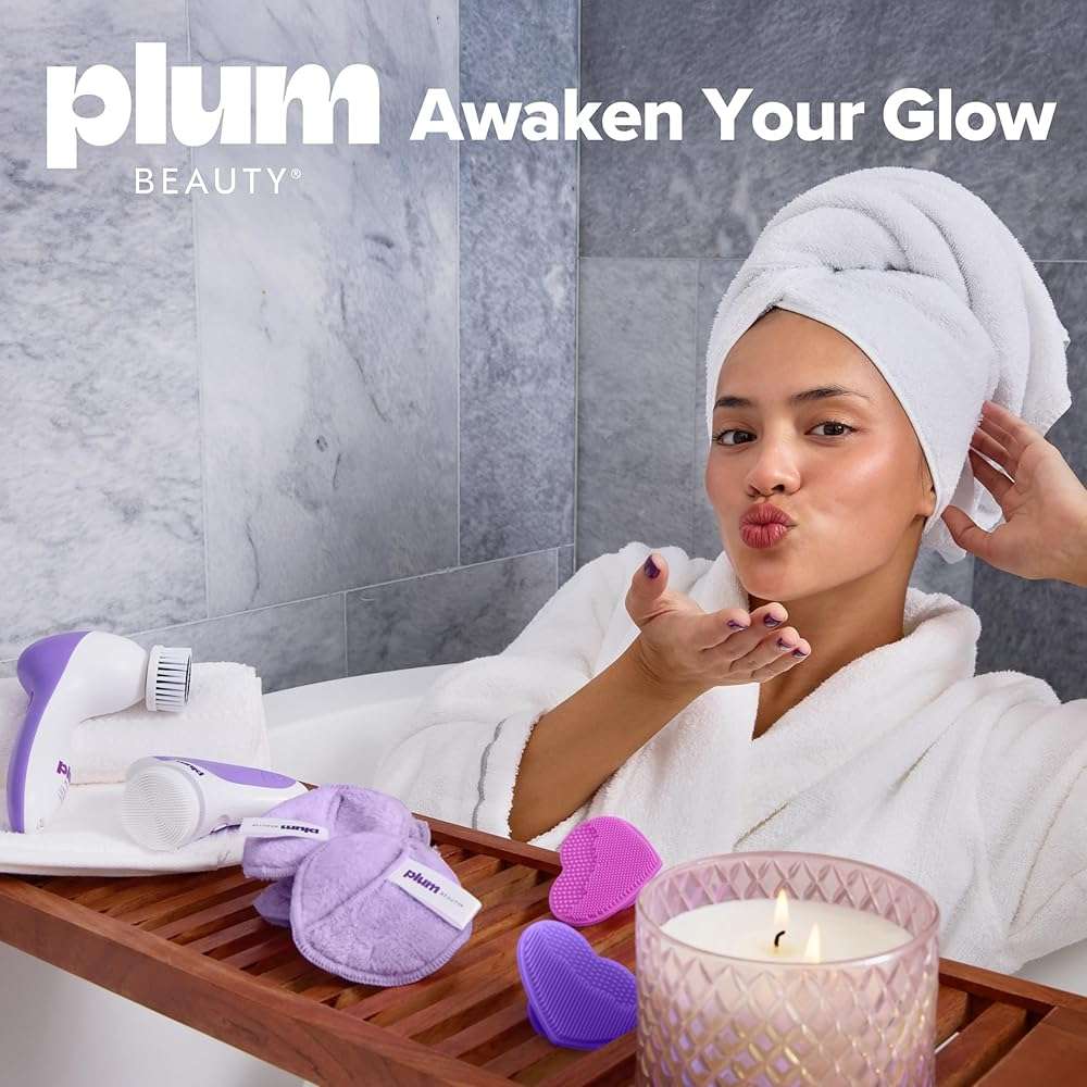 Plum Beauty Vitamin C Dermaplaning Razors (3-Pack)– Facial Razors for Women | Peach Fuzz & Dead Skin Remover, Brightening Vitamin C Strip for Collagen Support & Skincare Absorption - Image 8