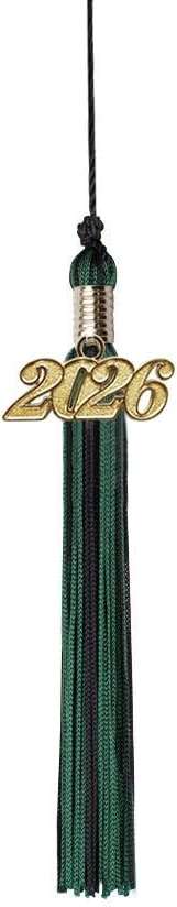 Class Act Graduation Kindergarten Graduation Tassel - Gold Charm - 2 Color, 2026, Red/White - Image 4