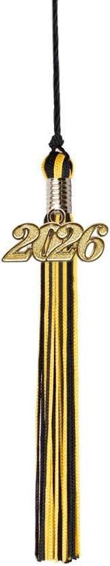 Class Act Graduation Kindergarten Graduation Tassel - Gold Charm - 2 Color, 2026, Red/White - Image 5
