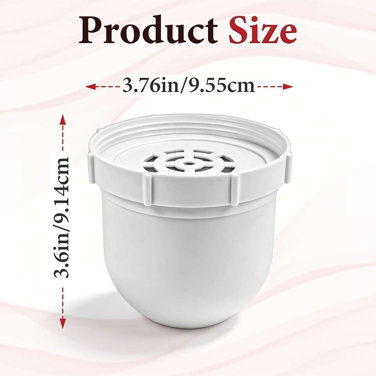 9 Pcs Water Pitcher Filters Compatible with Clearly Filtered Water Pitcher, with 1 Pre-Rinse Bag, Coconut Shell Activated Carbon, BPA-Free, Fluoride & Heavy Metals Reduction, 100 Gallon Long-Life - Image 2