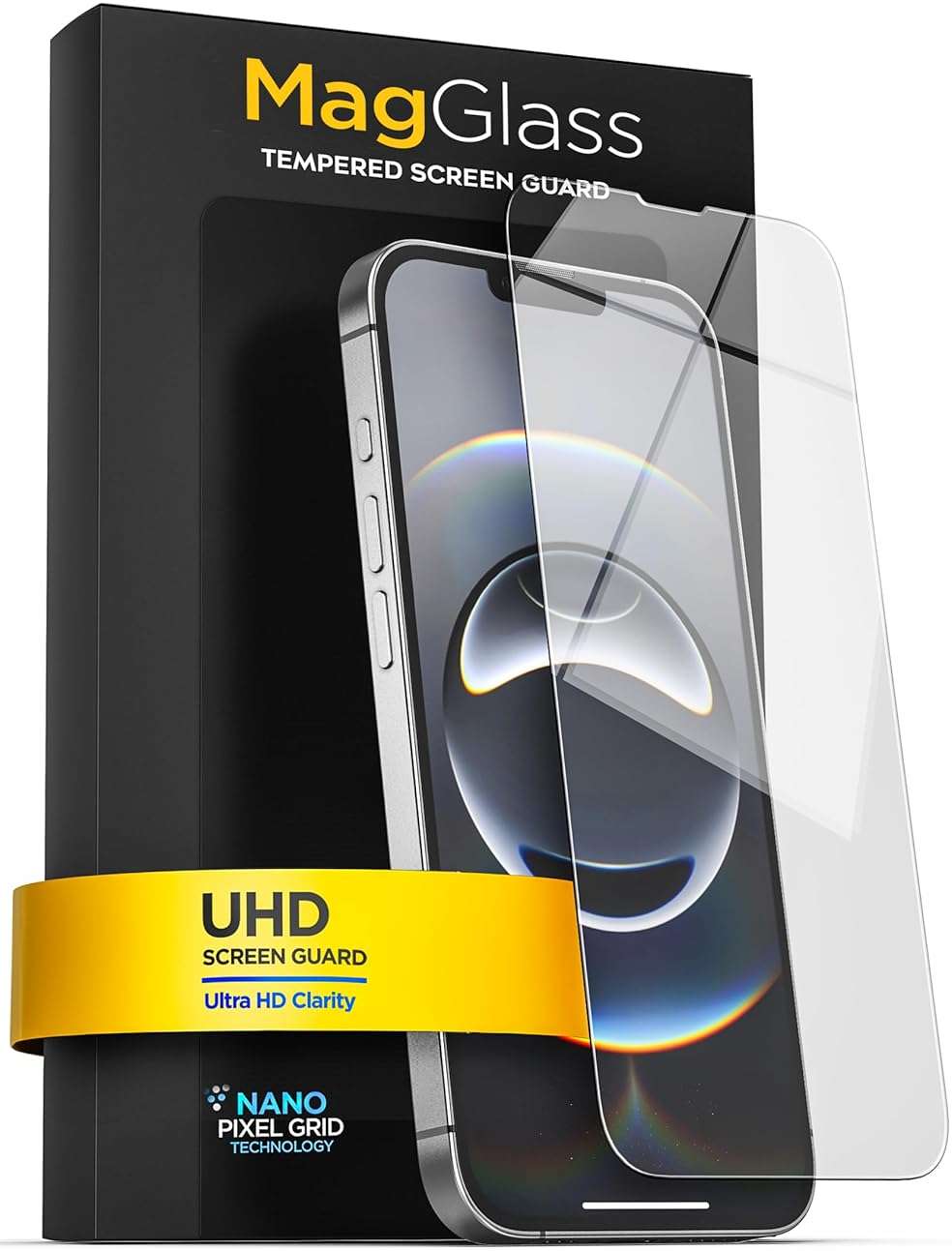 magglass for iPhone 17e Screen Protector Toughened Tempered Glass with Easy-installation Applicator - Image 1