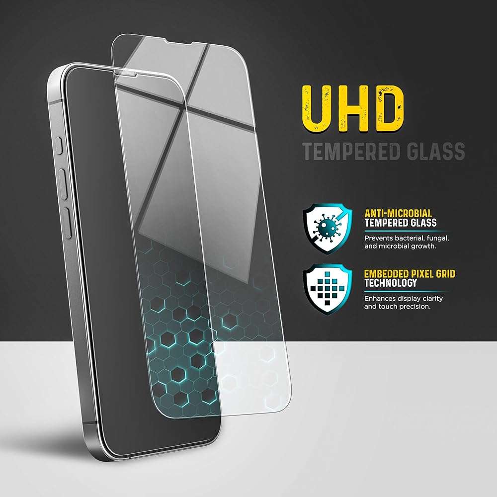 magglass for iPhone 17e Screen Protector Toughened Tempered Glass with Easy-installation Applicator - Image 3