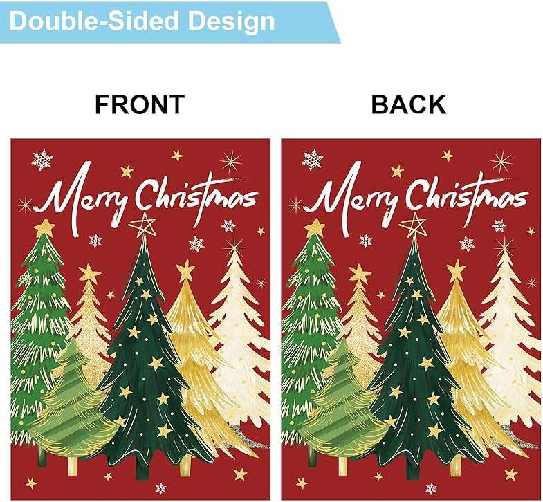 Seasonal Garden Flags Set of 12 Double Sided 12 x 18 Inch Yard Flags,Small Garden flags for outside,4th of July Summer Fall Garden Flag,Christmas Halloween Easter Outdoor Decor, Holiday Flags for All Seasons - Image 4