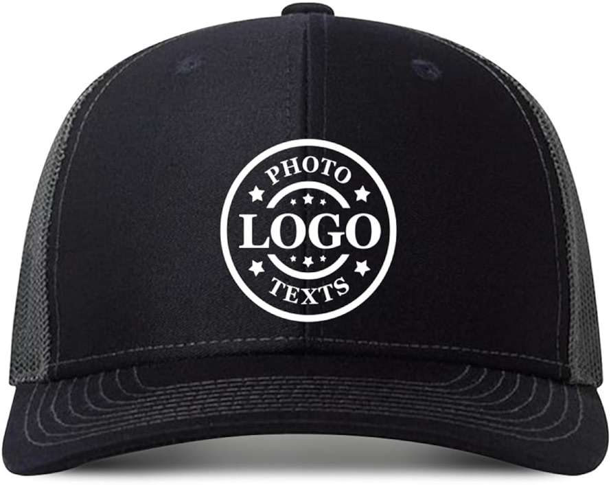 Custom Hats Bulk for Men Women Design Your Own Trucker Hats with Logo Text, Customized Baseball Cap for Business Promotion - Image 2