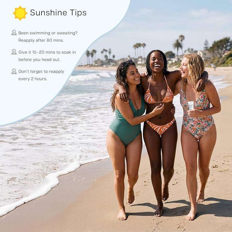 Centella Sunscreen SPF 50, Moisturizing Sunscreen Facial Serum, Daily UV Defense Non-Sticky Sun Protection Travel Essentials for All Skin (50ml) - Image 6