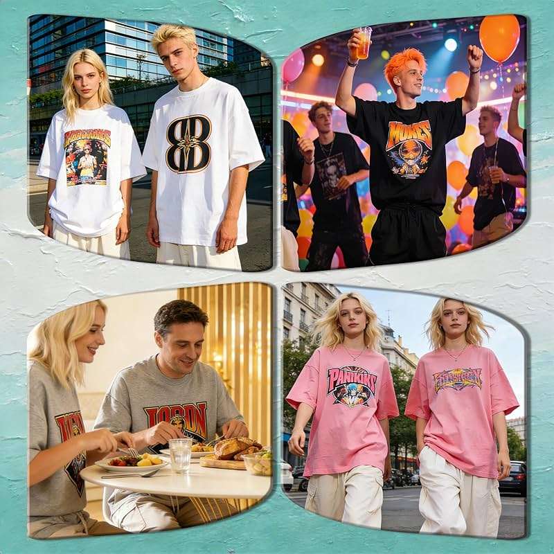 CARPESUN Custom T Shirts, Double Sided Unisex Tshirts for Adults, Custom Picture Text Logo Shirt for Personalized Gifts - Image 6