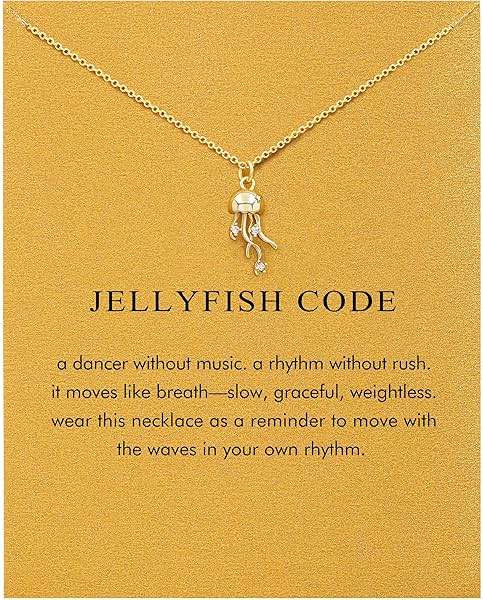 Baydurcan Necklaces for Women Teens 14K Golden Plated Pendant Highland Cow Cat Mahjong Necklace Gifts for Birthday Graduation Friendship Gifts - Image 1