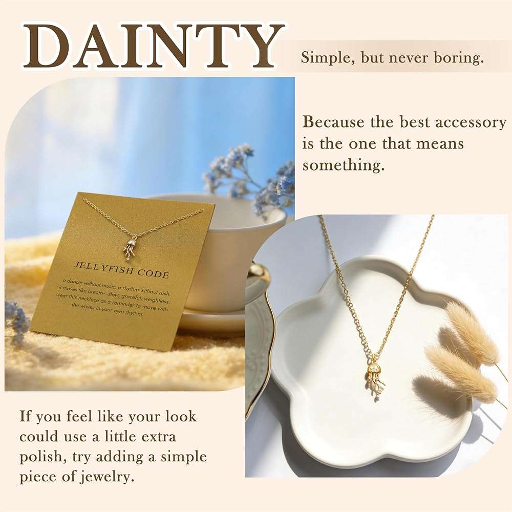 Baydurcan Necklaces for Women Teens 14K Golden Plated Pendant Highland Cow Cat Mahjong Necklace Gifts for Birthday Graduation Friendship Gifts - Image 4