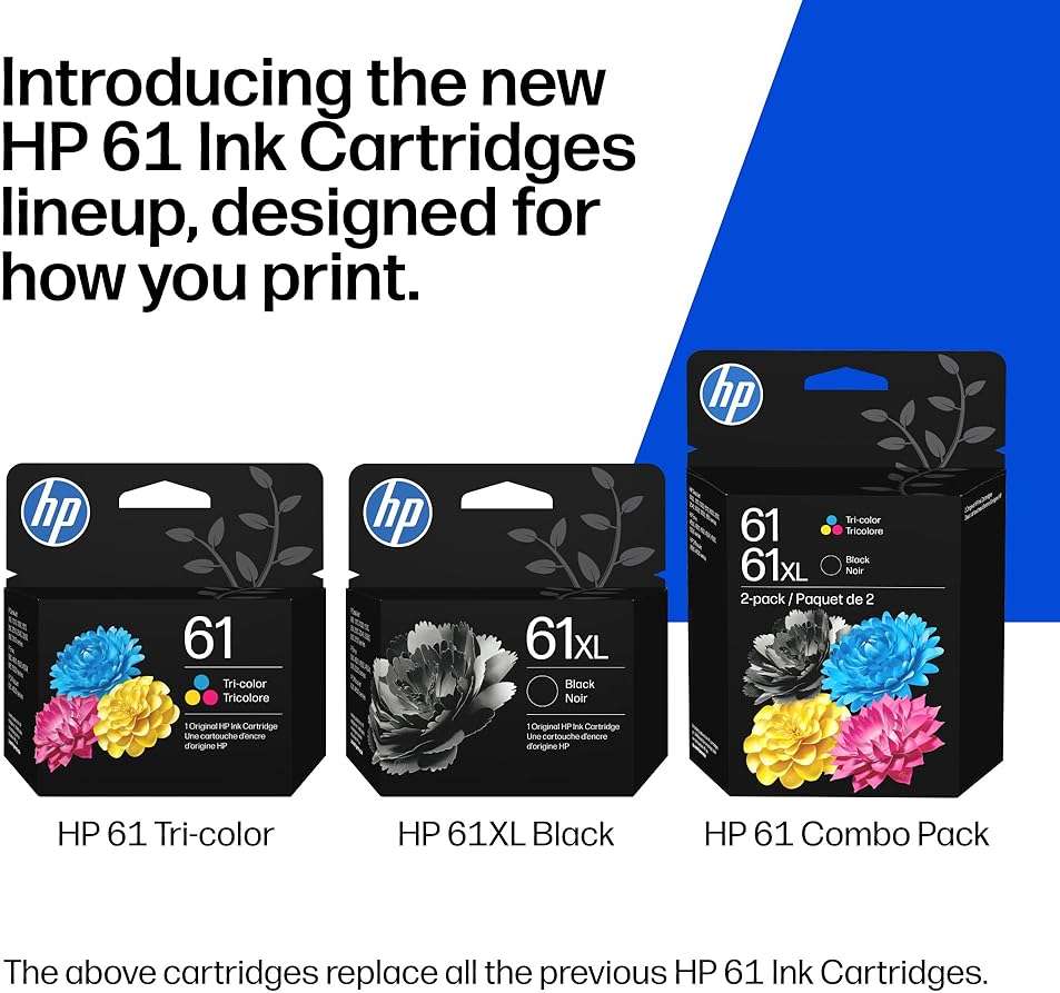 HP Original 61XL Black High‑Yield / 61 Tri-Color | Works OfficeJet 2620, 2621, 4630, 4632, 4635, Deskjet 2050 All-in-One Series (C0PA6AN) - Image 3