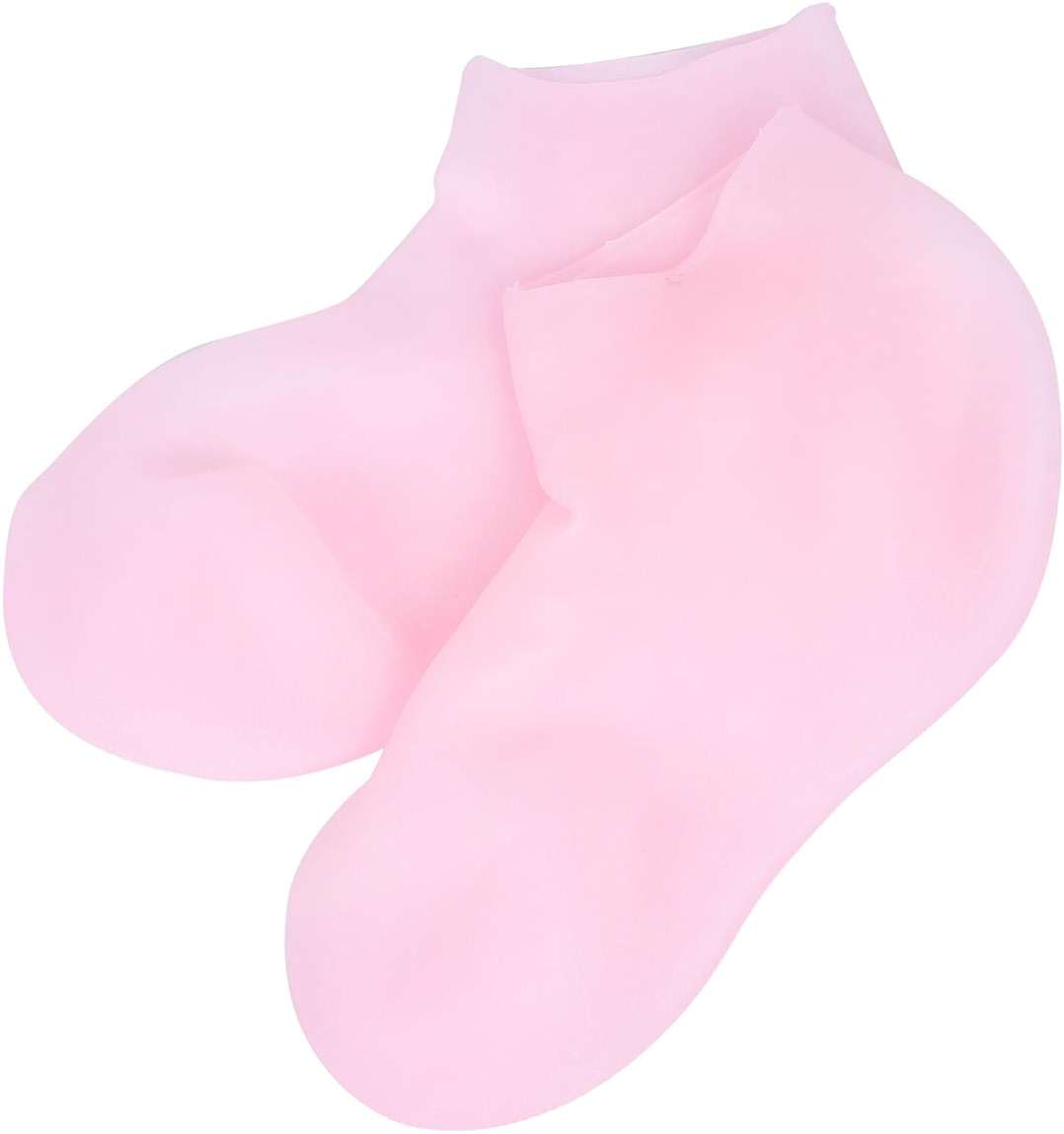 VINTORKY Moisturizing Socks for Feet Treatment 1 Pair Pink L 39-41 Exfoliator Stocking Anti-Dry Crack Care Foot Care Socks for Dry and Cracked Skin - Image 1