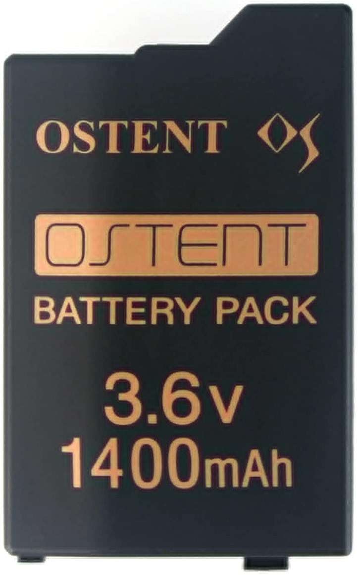 OSTENT Real 1400mAh 3.6V Lithium Ion Li-ion Polymer Rechargeable Battery Pack Replacement Upgraded Version for Sony PSP 2000/3000 Console PSP-S280 Video Games - Image 1