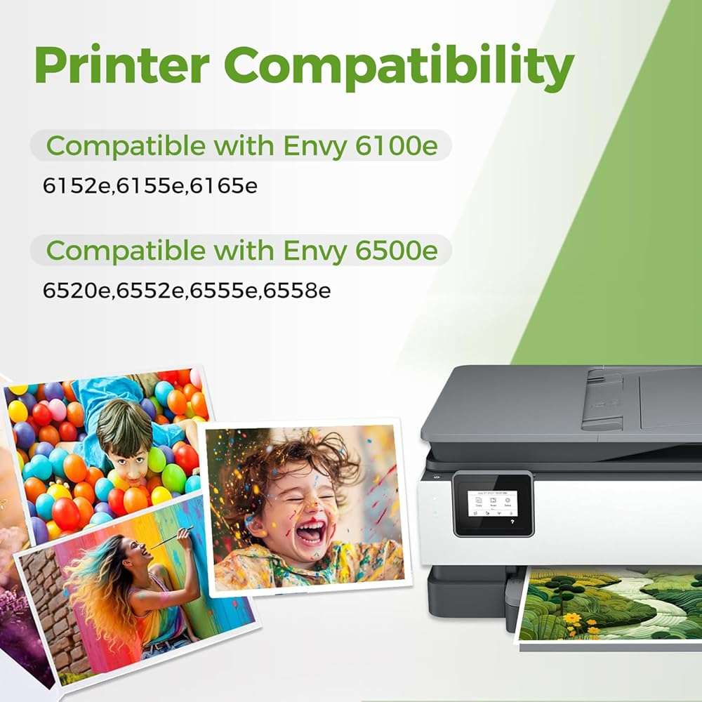 68XL 68 XL Ink Cartridges to 6155e 6100e 6555e Printer Ink Replacement for HP 68e HP68 to Envy 6500e 6152e 6165e 6552e 6558e 6110e 6130e 6131e 6530e 6531e 6532e 6132e 6520e (Black Color Combo 2-Pack) - Image 2