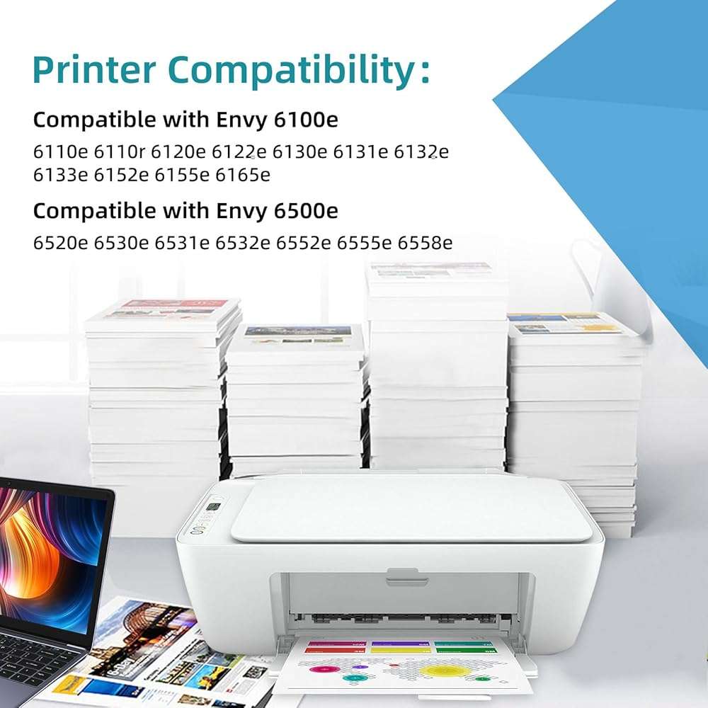 68XL Ink Cartridges Black Color Combo Pack for HP 68 XL 68e Printers Replacement for HP68XL HP68 for Envy 6155e 6555e 6152e 6552e 6558e 6110e 6500e 6520 6520e 6530e 6531e 6532e 6165e 6110e 6110r 6120e - Image 2