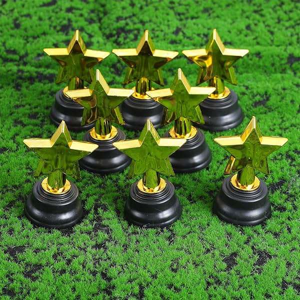 Fumusae 32 Pack Mini Star Award Trophy, 3.5 Inch Gold Trophy Awards Bulk, Plastic Trophies for Rewards, Sports Winning Prize, Competitions, Game Prizes, Party Favors, Event Props - Image 6