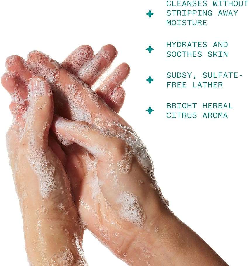 Ursa Major Botanic Buzz Hand Wash | Natural Liquid Hand Soap | Cleanses, Hydrates, Moisturizes & Soothes | Vegan, Cruelty-Free & Non-Toxic | 10oz - Image 2