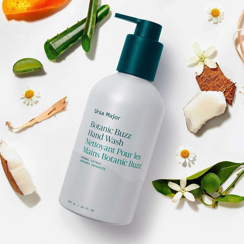 Ursa Major Botanic Buzz Hand Wash | Natural Liquid Hand Soap | Cleanses, Hydrates, Moisturizes & Soothes | Vegan, Cruelty-Free & Non-Toxic | 10oz - Image 5